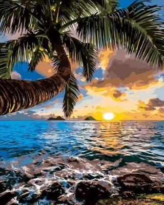 Картина по номерам «Райский отдых» Картина по номерам «Райский отдых»