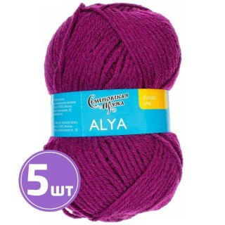 Пряжа Семеновская Alya (11407), темная орхидея, 5 шт. по 100 г Пряжа Семеновская Alya (11407), темная орхидея, 5 шт. по 100 г