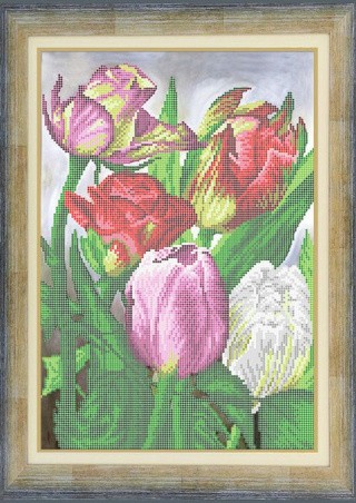 Рисунок на ткани «Тюльпаны» Рисунок на ткани «Тюльпаны»