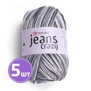 Пряжа YarnArt Jeans Crazy (Джинс Крейзи) (7209), мультиколор, 5 шт. по 50 г Пряжа YarnArt Jeans Crazy (Джинс Крейзи) (7209), мультиколор, 5 шт. по 50 г