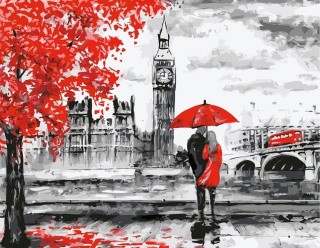 Картина по номерам «Прогулка вдвоем» Картина по номерам «Прогулка вдвоем»