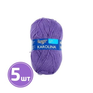 Пряжа Семеновская Karolina (272), колокольчик, 5 шт. по 100 г Пряжа Семеновская Karolina (272), колокольчик, 5 шт. по 100 г