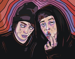 Картина по номерам «CMH: Руслан Crazy Mega Hell и Lida» Картина по номерам «CMH: Руслан Crazy Mega Hell и Lida»
