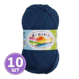 Пряжа Alpina XENIA (101), синий, 10 шт. по 50 г