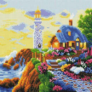 Алмазная вышивка «Сказочный маяк» Алмазная вышивка «Сказочный маяк»