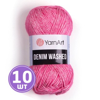 Пряжа YarnArt Denim Washed2 (Деним вошд 2) (905), меланж ярко-розовый, 10 шт. по 50 г Пряжа YarnArt Denim Washed2 (Деним вошд 2) (905), меланж ярко-розовый, 10 шт. по 50 г