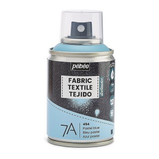 Краска для текстиля 7А Spray (аэрозоль), цвет: пастельный голубой, 100 мл, Pebeo