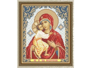 Рисунок на ткани «Феодоровская Образ Пресвятой Богородицы»