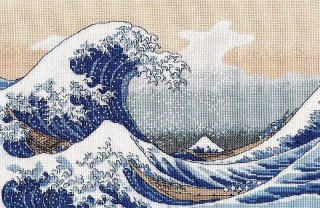 Набор для вышивания «Большая волна в Канаваге»