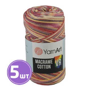 Пряжа YarnArt Macrame Cotton VR (Макраме Коттон ВР) (923), мультиколор, 5 шт. по 250 г Пряжа YarnArt Macrame Cotton VR (Макраме Коттон ВР) (923), мультиколор, 5 шт. по 250 г