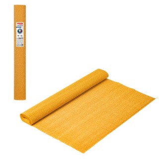 Бумага гофрированная Fiore 180 г/м2, светло-оранжевая (576), 50х250 см, Brauberg