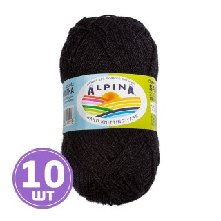 Пряжа Alpina SAMANTHA (08), чёрный, 10 шт. по 50 г Пряжа Alpina SAMANTHA (08), чёрный, 10 шт. по 50 г