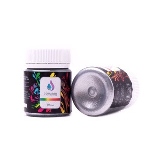 Краска для эбру серебро светлое 50 мл, Ebrusso Краска для эбру серебро светлое 50 мл, Ebrusso