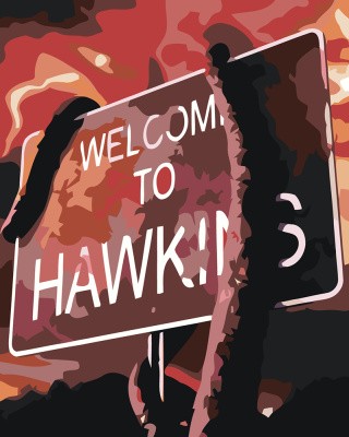 Картина по номерам ОСД Очень странные дела Картина по номерам ОСД Очень странные дела