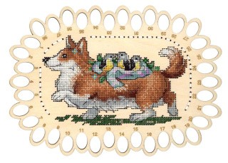 Органайзер для мулине «Корги», Щепка Органайзер для мулине «Корги», Щепка