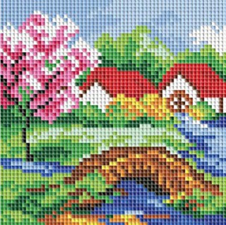 Алмазная вышивка «Весенний день» Алмазная вышивка «Весенний день»