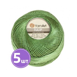 Пряжа YarnArt TULIP (481), светло-зеленый, 5 шт. по 50 г Пряжа YarnArt TULIP (481), светло-зеленый, 5 шт. по 50 г