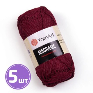 Пряжа YarnArt Macrame (145), вишня, 5 шт. по 90 г Пряжа YarnArt Macrame (145), вишня, 5 шт. по 90 г