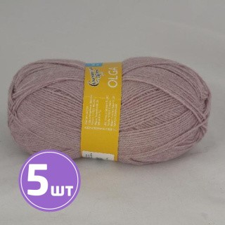 Пряжа Семеновская Olga (1042), светлый ковыль 5 шт. по 100 г Пряжа Семеновская Olga (1042), светлый ковыль 5 шт. по 100 г
