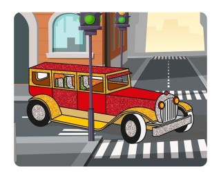 Аппликация блёстками «Машина», 20x25 см, Hobbius Аппликация блёстками «Машина», 20x25 см, Hobbius