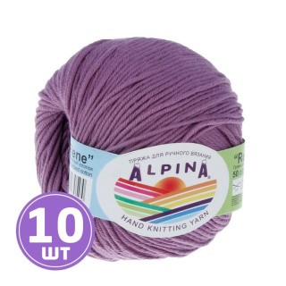Пряжа Alpina RENE (3835), фиолетовый, 10 шт. по 50 г