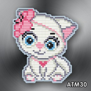 Алмазная вышивка магнит «Кошечка» Алмазная вышивка магнит «Кошечка»