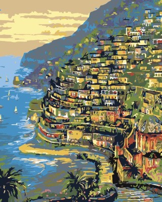 Картина по номерам «Позитано» Картина по номерам «Позитано»