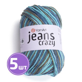 Пряжа YarnArt Jeans Crazy (Джинс Крейзи) (7212), мультиколор, 5 шт. по 50 г Пряжа YarnArt Jeans Crazy (Джинс Крейзи) (7212), мультиколор, 5 шт. по 50 г