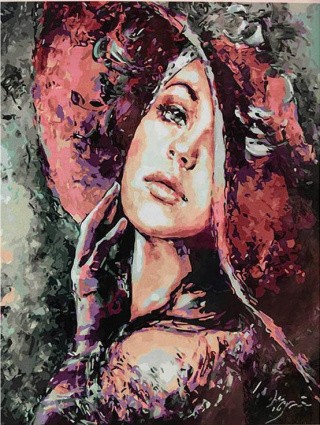 Картина по номерам «Девушка» Картина по номерам «Девушка»