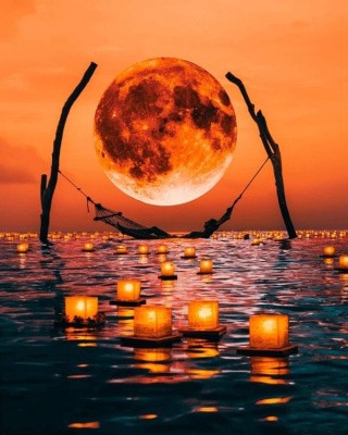 Картина по номерам «Наедине с собой» Картина по номерам «Наедине с собой»