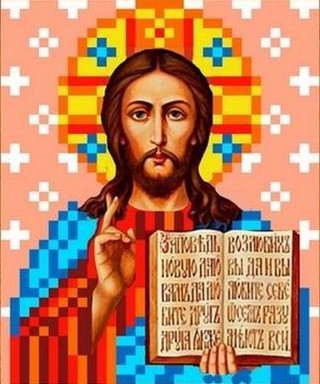 Рисунок на ткани «Господь Вседержитель»