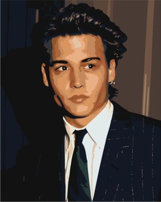 Картина по номерам «Джонни Депп» Картина по номерам «Джонни Депп»