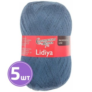 Пряжа Семеновская Lidiya (7297), гроза 5 шт. по 100 г Пряжа Семеновская Lidiya (7297), гроза 5 шт. по 100 г