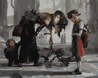 Картина по номерам «Стимпанк»