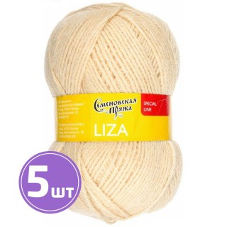 Пряжа Семеновская Liza (386), светло-песочный 5 шт. по 100 г Пряжа Семеновская Liza (386), светло-песочный 5 шт. по 100 г