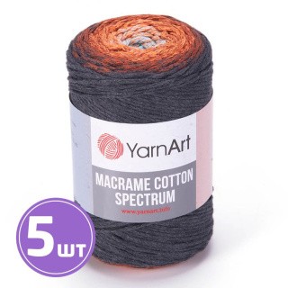 Пряжа YarnArt Macrame cotton spectrum (1307), мультиколор, 5 шт. по 250 г Пряжа YarnArt Macrame cotton spectrum (1307), мультиколор, 5 шт. по 250 г