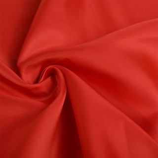 Ткань подкладочная Поливискоза нарезка, 10 м, ширина 145 см, 86 г/м², цвет: красный, IDEAL