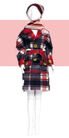Набор для шитья «Одежда для кукол Judy Red/Black №2»