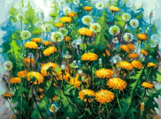 Картина по номерам «Начало лета» Картина по номерам «Начало лета»