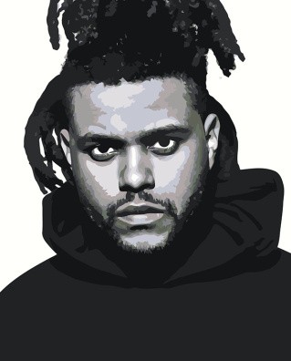 Картина по номерам «Музыкант The Weeknd Викенд 5»