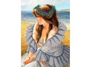 Набор вышивки бисером «В ажурной шали» Набор вышивки бисером «В ажурной шали»