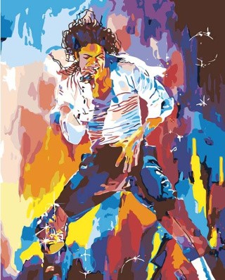 Картина по номерам «Майкл Джексон: Поп-король»