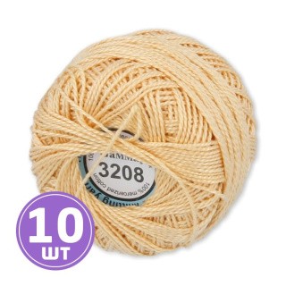 Пряжа Gamma Ирис (3208), темно-кремовый, 10 шт. по 10 г Пряжа Gamma Ирис (3208), темно-кремовый, 10 шт. по 10 г