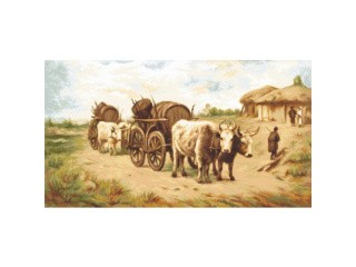 Набор для вышивания «Car cu boi» Набор для вышивания «Car cu boi»