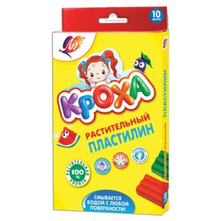 Пластилин растительный Луч, 10 цветов, 160 г Пластилин растительный Луч, 10 цветов, 160 г