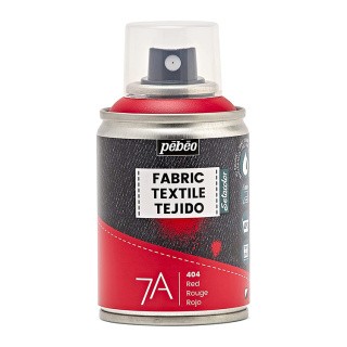 Краска для текстиля 7А Spray (аэрозоль), 100 мл, цвет: красный, Pebeo