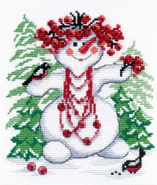 Набор для вышивания «Снежная баба»