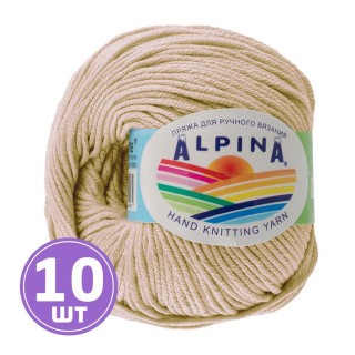 Пряжа Alpina RENE (783), бежевый, 10 шт. по 50 г