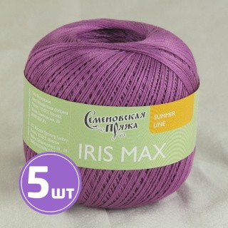Пряжа Семеновская IRIS max (247), пурпурный 5 шт. по 100 г Пряжа Семеновская IRIS max (247), пурпурный 5 шт. по 100 г