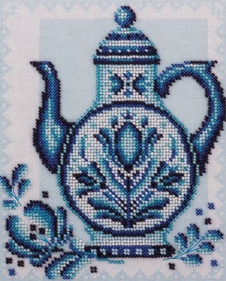 Набор для вышивания «Синие лепестки»